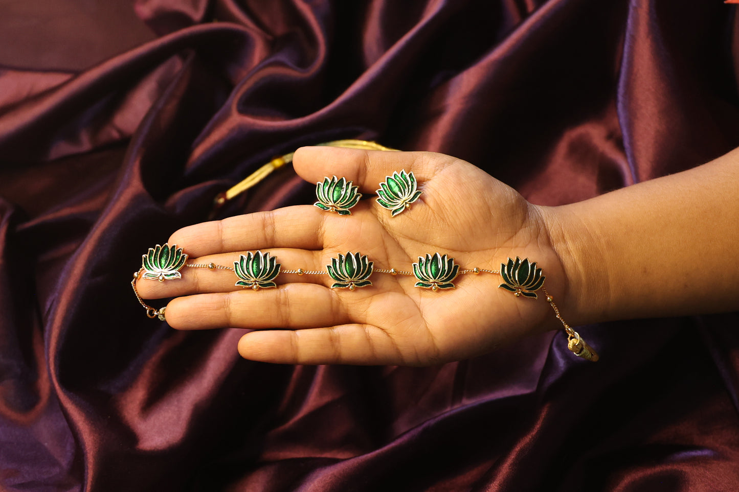 Manju warrior inspired Lotus chocker