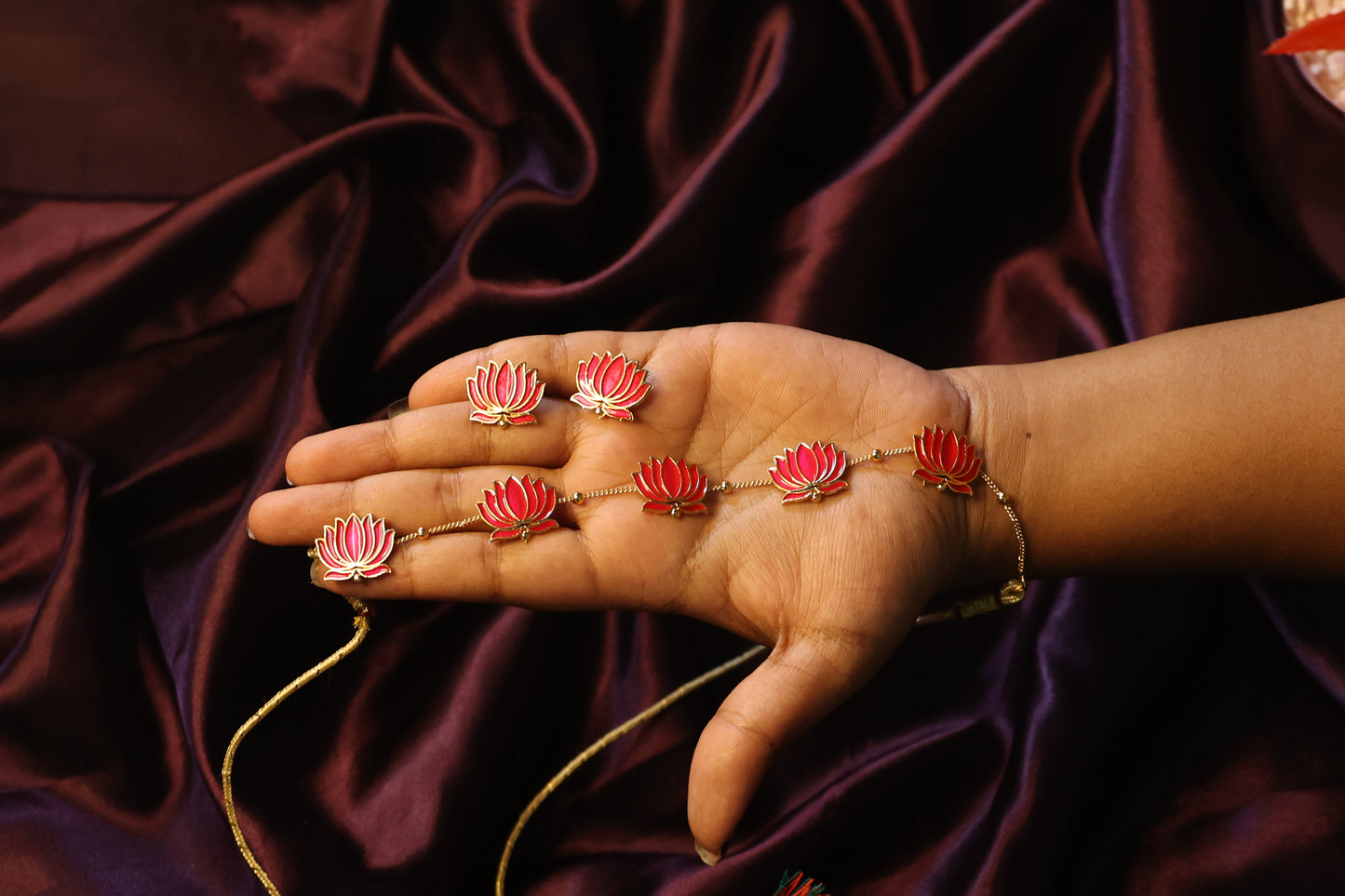 Manju warrior inspired Lotus chocker