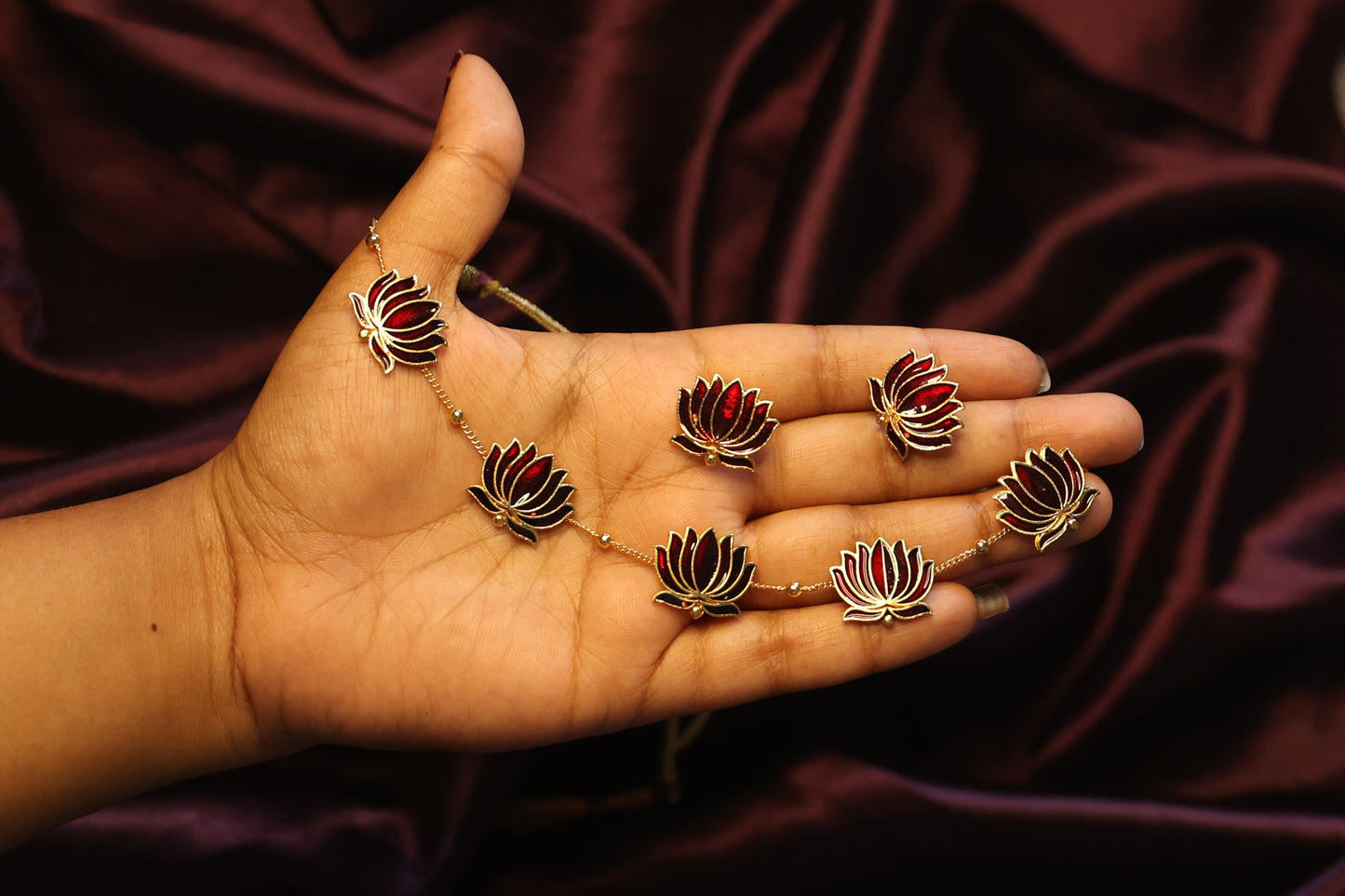 Manju warrior inspired Lotus chocker