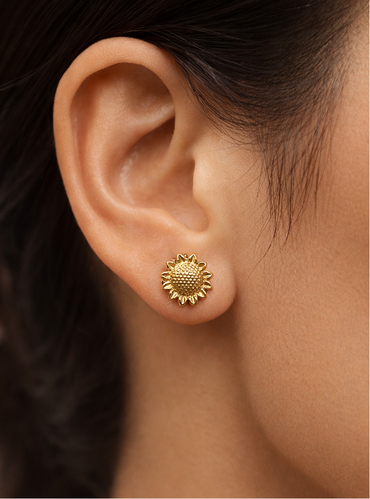 Sunflower Stud Earrings