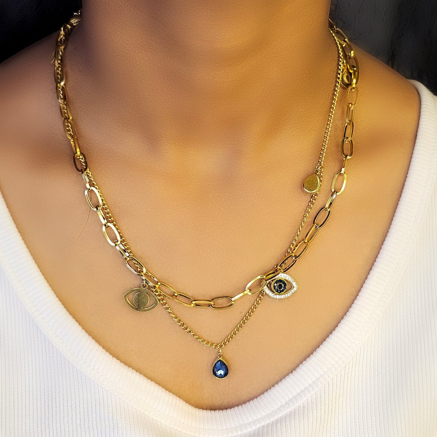 Premium evil eye chain