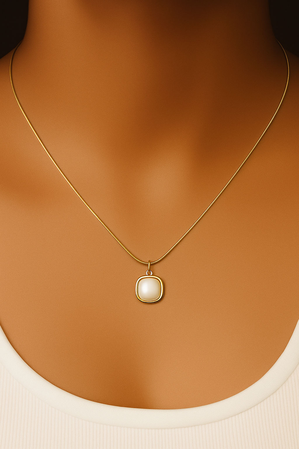 Stainless Steel Pendent Chain Necklace