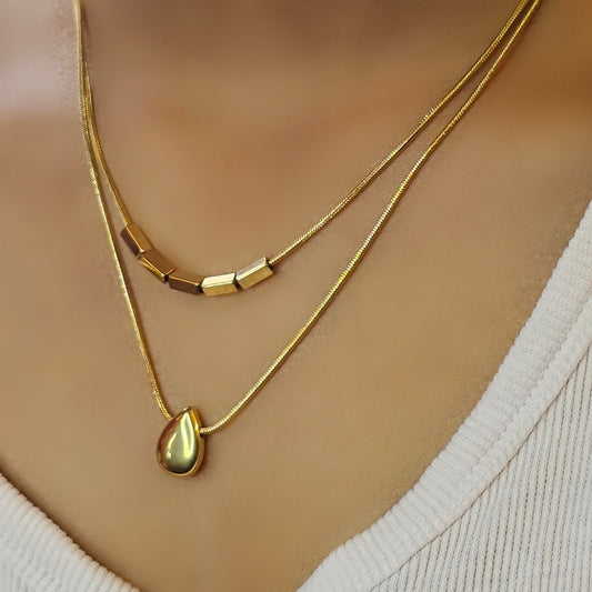 Two layered drop chain