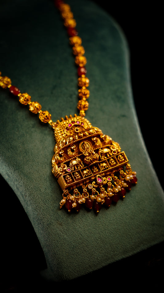 Premium Raja Lakshmi Temple Pendant