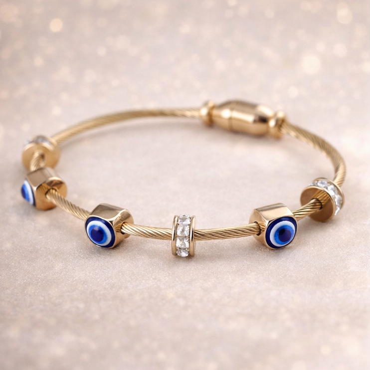 Evil Eye Guardian kada bangle { Baby size }