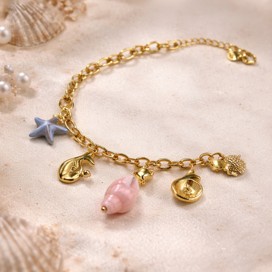 Ocean-inspired theme bracelet