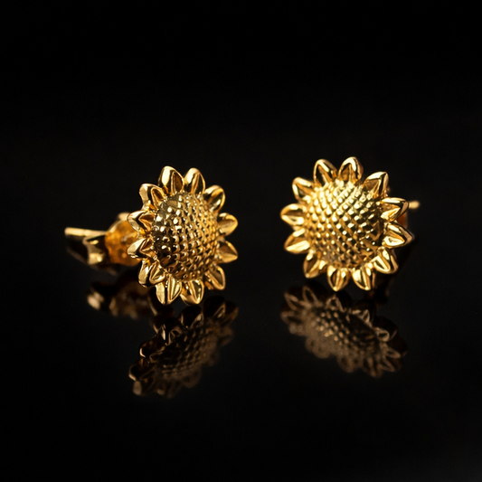Sunflower Stud Earrings