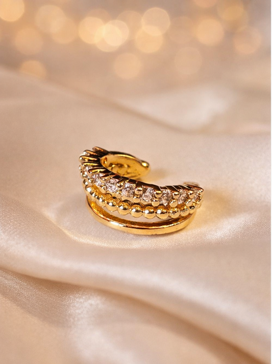 Three layer stones cuff