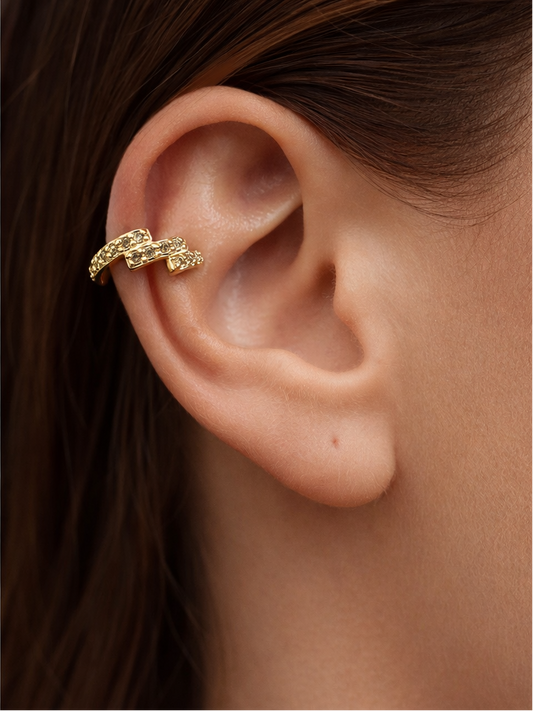 Zig zag  shaped cuff