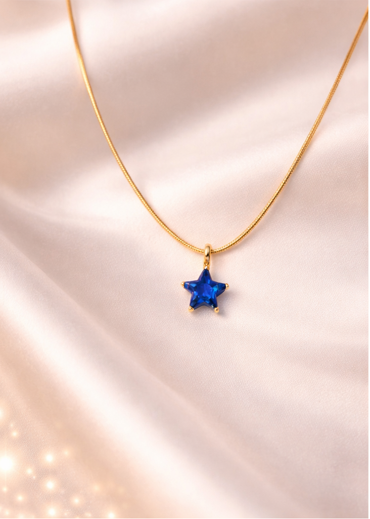 Blue Star Necklace