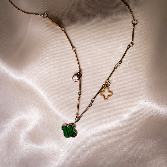 Stainless Steel Clover Pendent Necklace