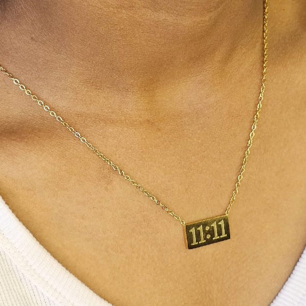 Trending 11:11 pendant chain