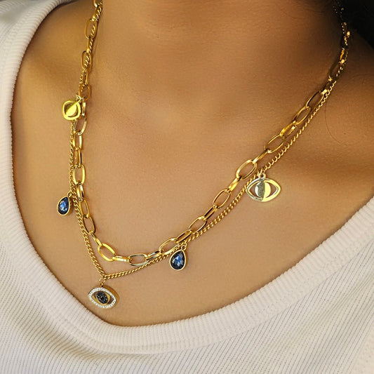 Premium evil eye chain