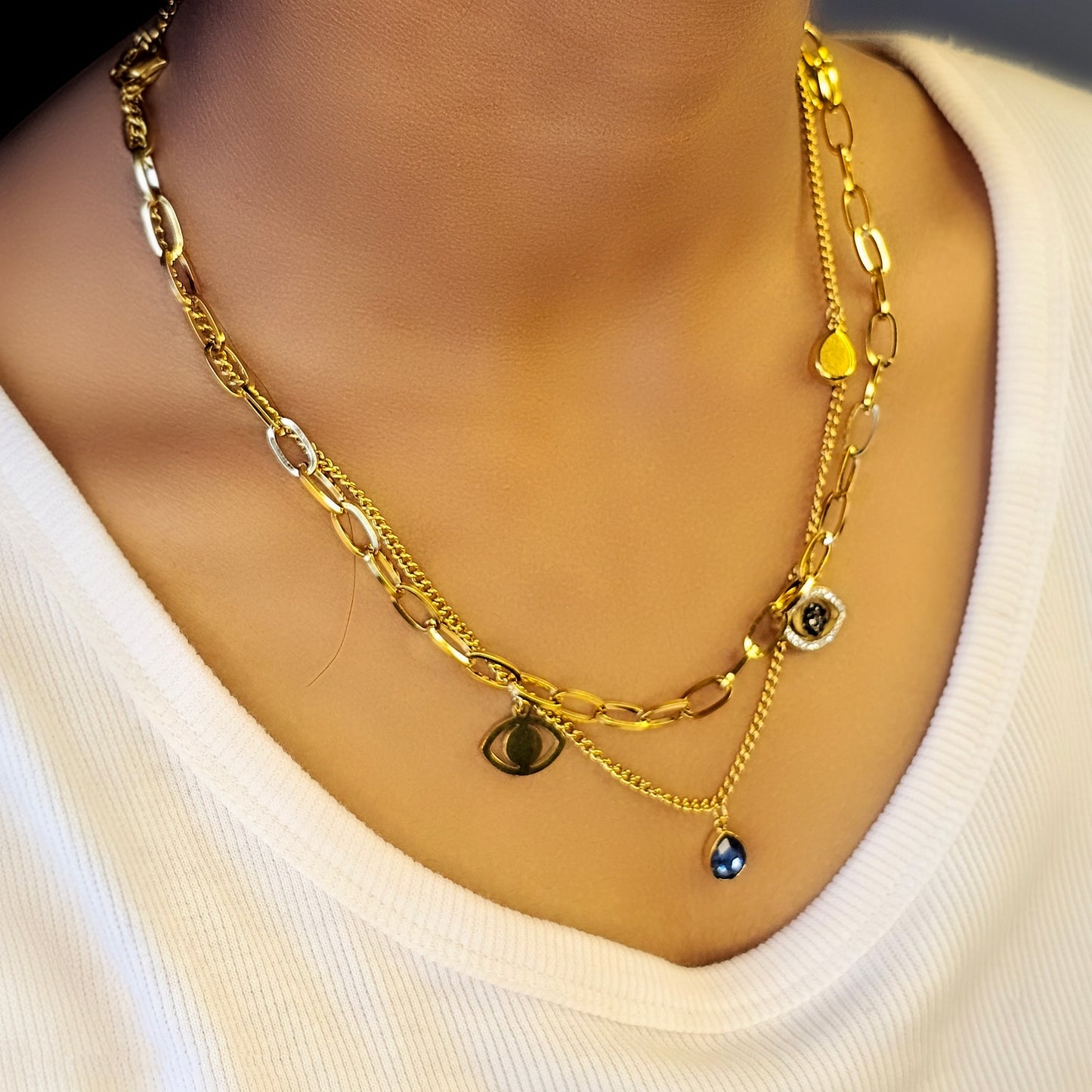 Premium evil eye chain