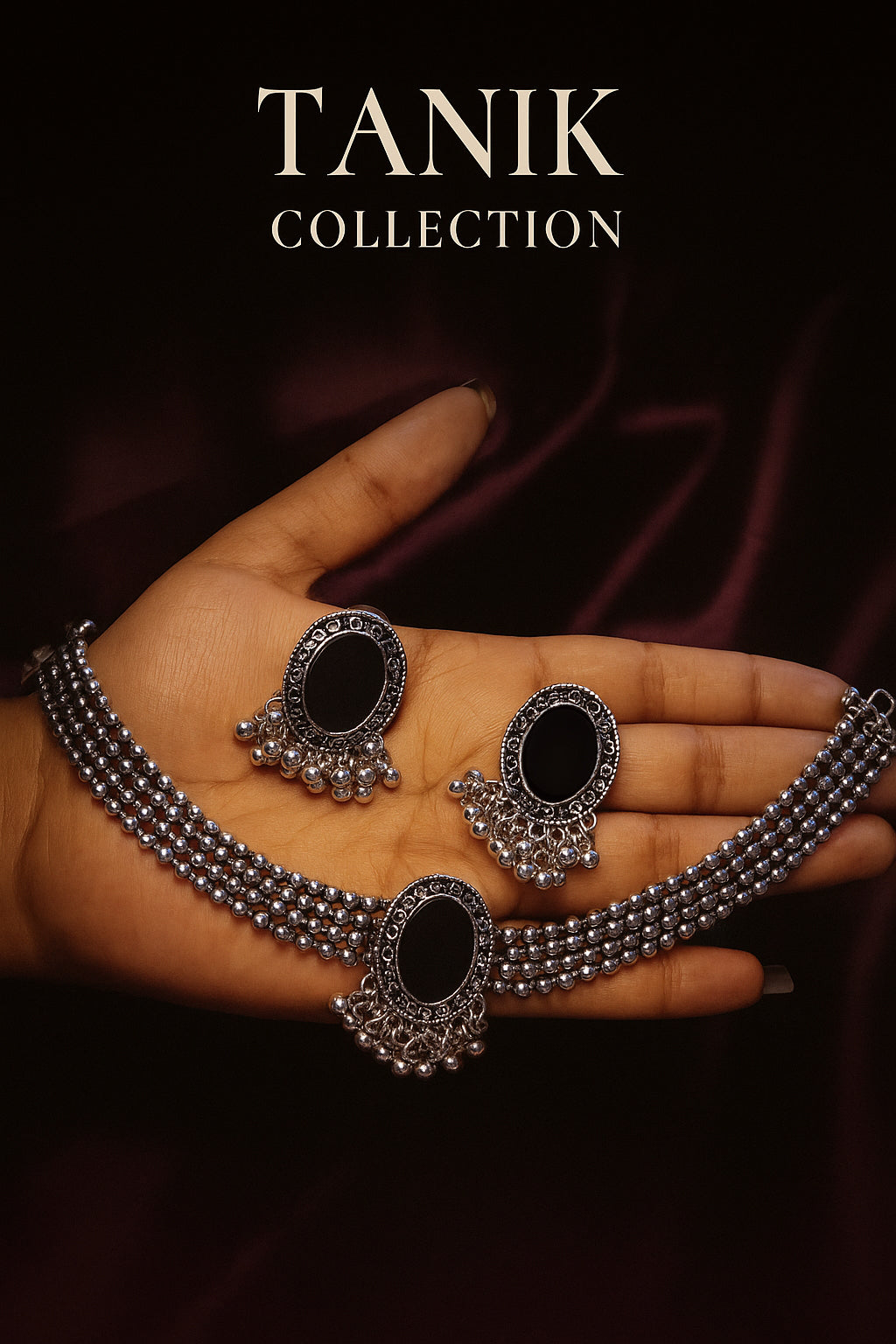 Silver Chocker Sets